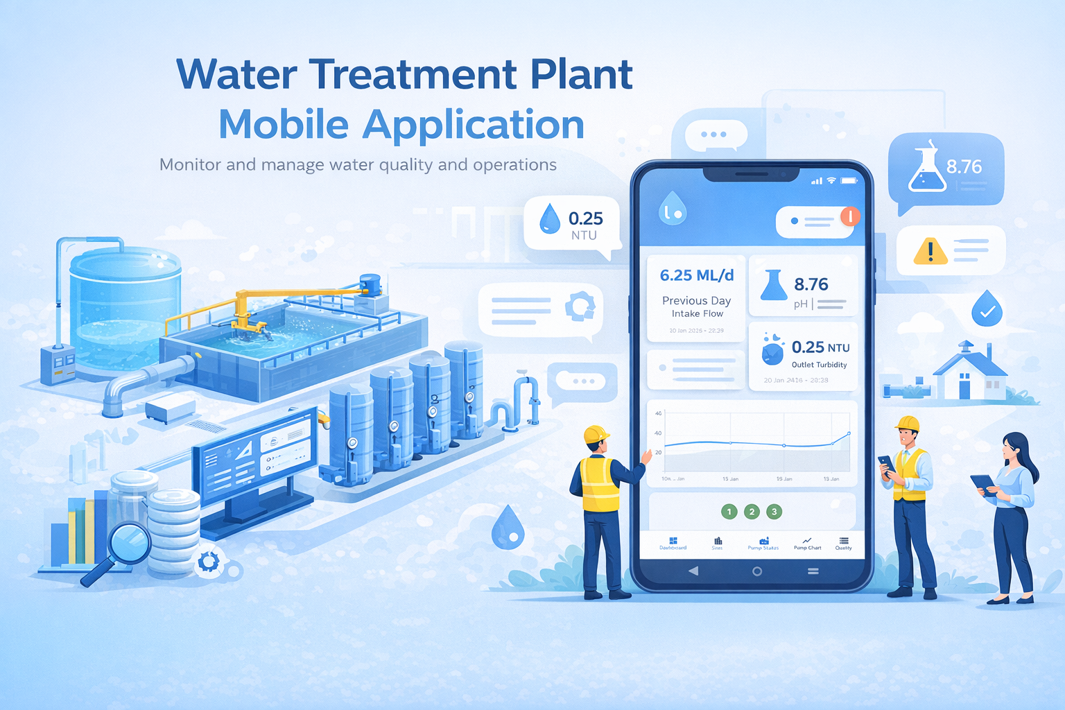 Water Treatment Plant Mobile Application